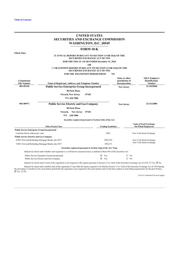 Thumbnail PSEG 10-K Annual Report 