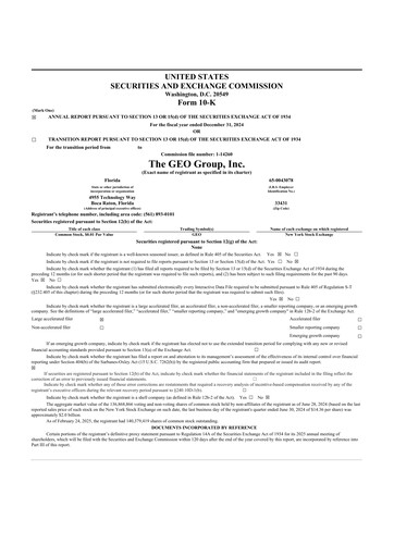 Thumbnail Geo Group 10-K Annual Report 2024