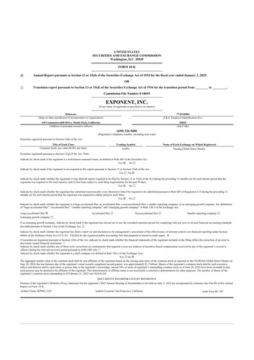 Thumbnail Exponent
 10-K Annual Report 2024