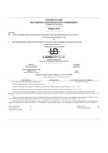 Thumbnail LandBridge 10-K Annual Report 2024