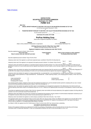 Thumbnail ProFrac 10-K Annual Report 2024