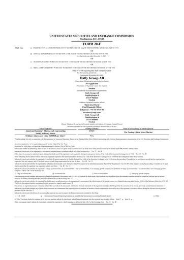 Thumbnail Oatly 20-F Annual Report 2024