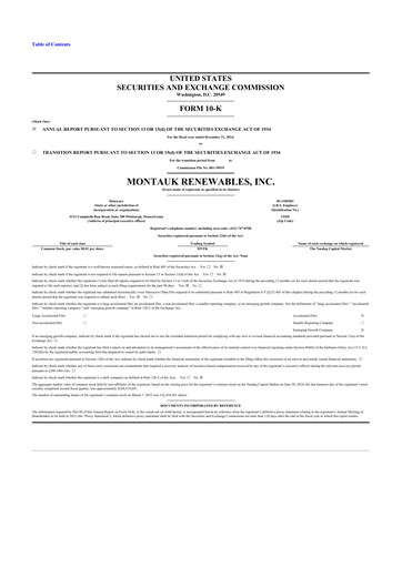 Thumbnail Montauk Renewables 10-K Annual Report 2024