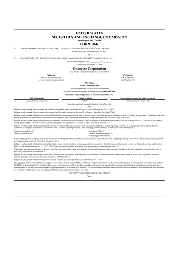 Thumbnail OncoCyte
 10-K Annual Report 2024