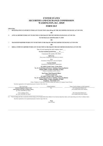 Thumbnail iQIYI 20-F Annual Report 2024