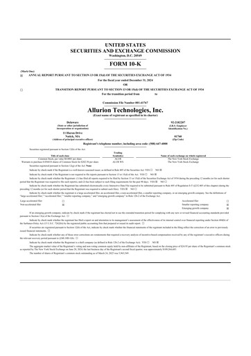 Thumbnail Allurion Technologies 10-K Annual Report 2024