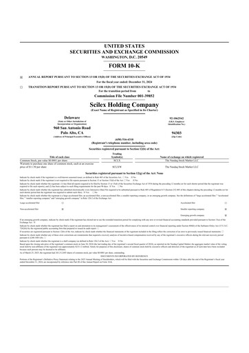 Thumbnail Scilex Holding 10-K Annual Report 2024