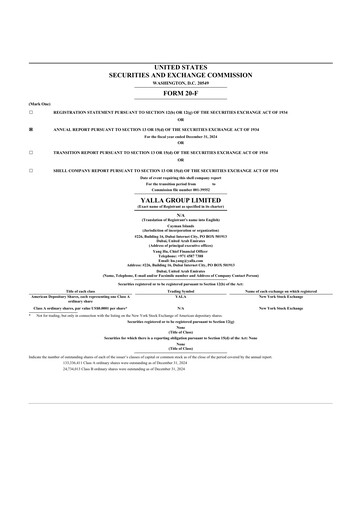 Thumbnail Yalla Group 20-F Annual Report 2024