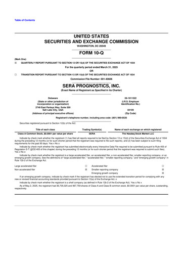 Thumbnail Sera Prognostics 10-Q Quarterly Report FY2025 