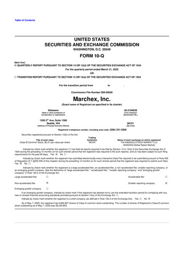 Thumbnail Marchex 10-Q Quarterly Report FY 