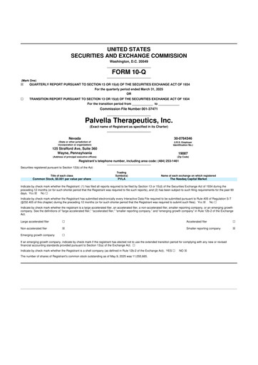 Thumbnail Palvella Therapeutics 10-Q Quarterly Report FY2025 