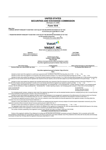 Thumbnail ViaSat 10-K Annual Report 2025