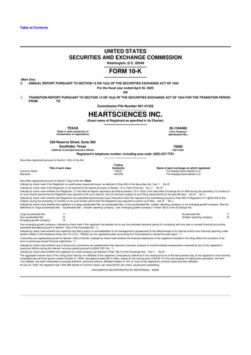 Thumbnail HeartSciences Inc. 10-K Annual Report 2025