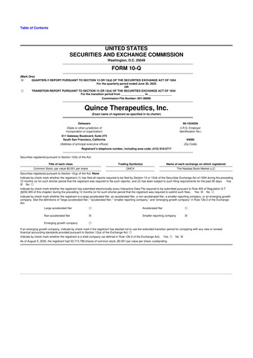 Thumbnail Quince Therapeutics 10-Q Quarterly Report FY2025 