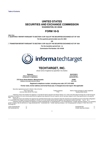 Thumbnail TechTarget 10-Q Quarterly Report FY2025 