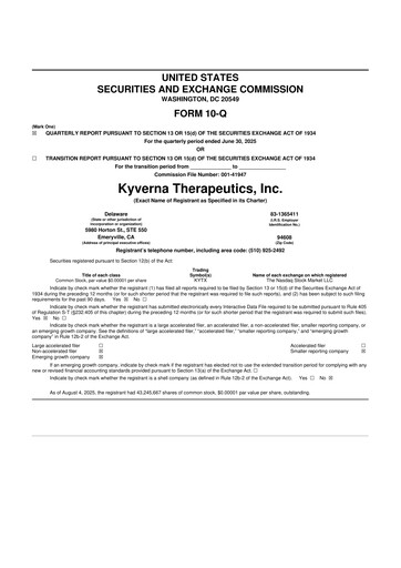 Thumbnail Kyverna Therapeutics 10-Q Quarterly Report FY 