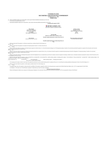 Thumbnail Henry Schein
 10-K Annual Report 2017