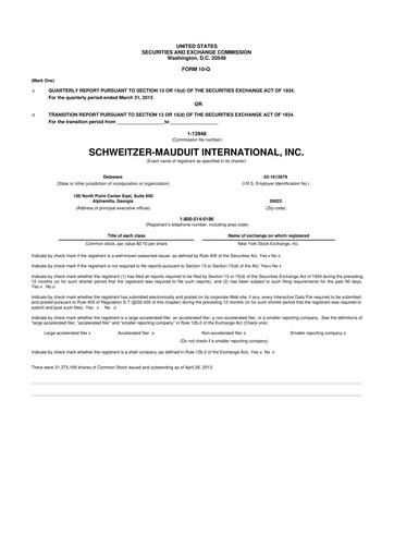 Thumbnail Mativ Holdings 10-Q Quarterly Report FY2013 