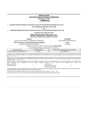 Thumbnail Riley Exploration Permian 10-Q Quarterly Report FY2026 
