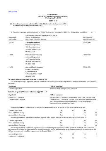 Thumbnail Ameren
 10-K Annual Report 