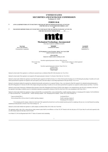 Thumbnail Soluna Holdings 10-K Annual Report 2017
