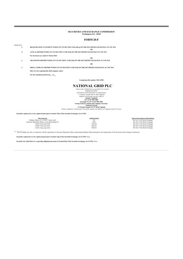 Thumbnail National Grid 20-F Annual Report 2024