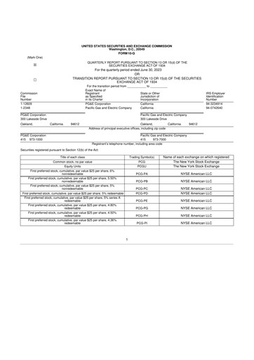 Thumbnail PG&E Corporation 10-Q Quarterly Report FY2023 