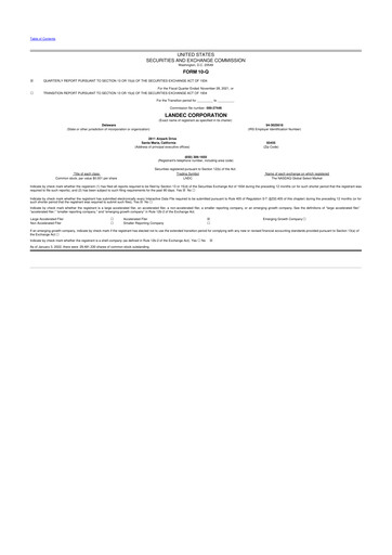 Thumbnail Lifecore Biomedical 10-Q Quarterly Report FY 