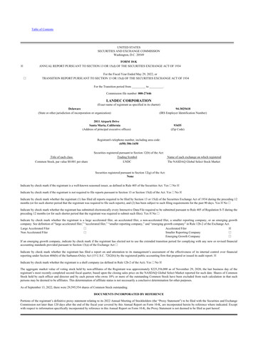 Thumbnail Lifecore Biomedical 10-K Annual Report 2022