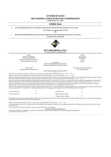 Thumbnail INNOVATE Corp. 10-K Annual Report 2017