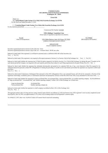 Thumbnail Blackboxstocks 10-K Annual Report 2014