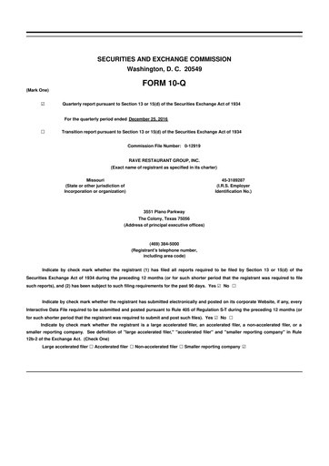 Thumbnail Rave Restaurant Group 10-Q Quarterly Report FY 