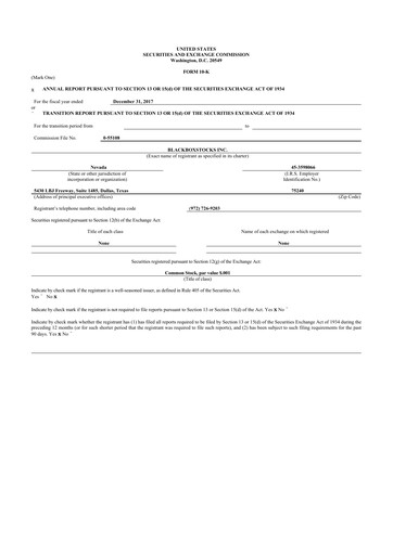 Thumbnail Blackboxstocks 10-K Annual Report 2017