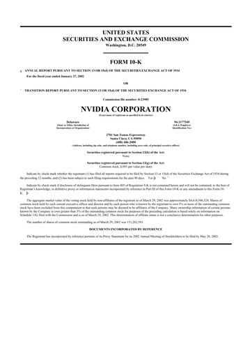 Thumbnail NVIDIA 10-K Annual Report 