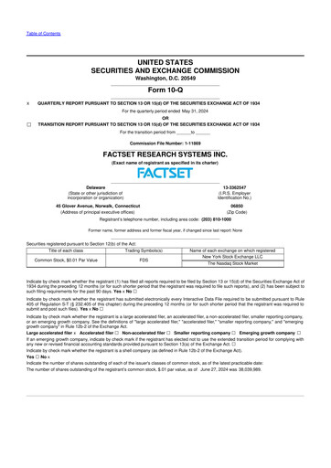 Thumbnail FactSet 10-Q Quarterly Report FY2024 