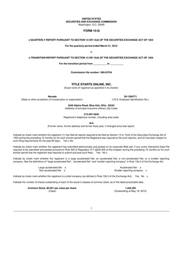 Thumbnail Workhorse Group
 10-Q Quarterly Report FY 