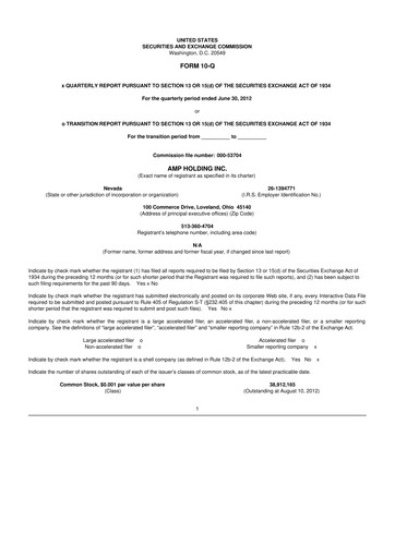 Thumbnail Workhorse Group
 10-Q Quarterly Report FY2012 