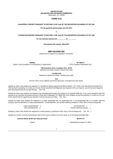 Thumbnail Workhorse Group
 10-Q Quarterly Report FY2013 