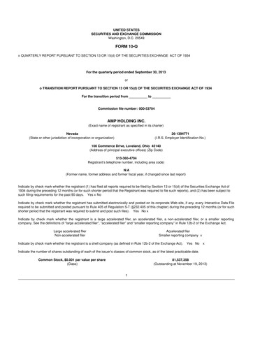 Thumbnail Workhorse Group
 10-Q Quarterly Report FY2013 