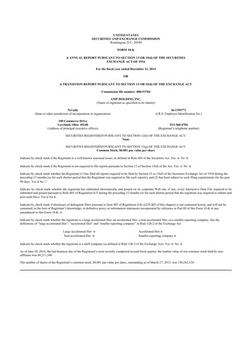 Thumbnail Workhorse Group
 10-K Annual Report 2014