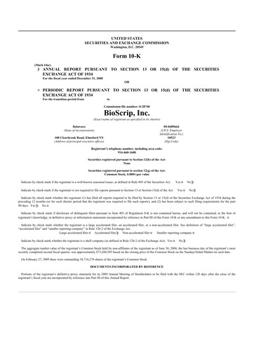 Thumbnail Option Care Health 10-K Annual Report 