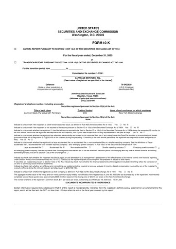 Miniature Carriage Services 10-K Rapport annuel 2025