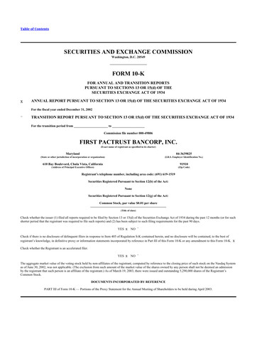 Thumbnail Banc of California 10-K Annual Report 