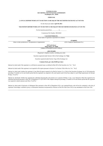 Thumbnail Netcapital 10-K Annual Report 2014