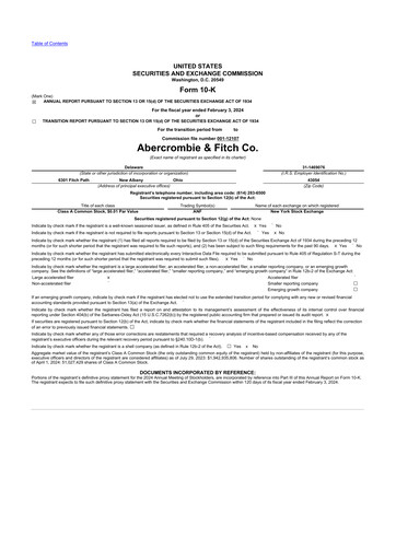 Thumbnail Abercrombie & Fitch 10-K Annual Report 2023