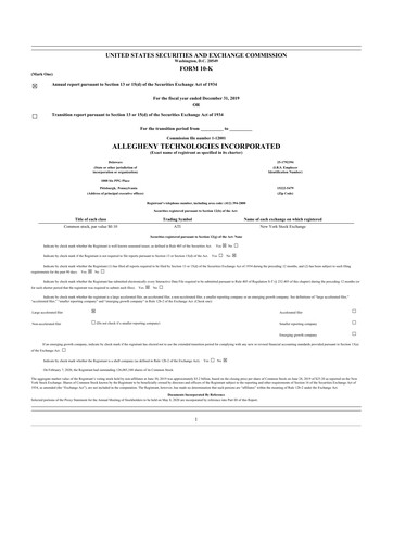 Thumbnail ATI Inc.
 10-K Annual Report 2019