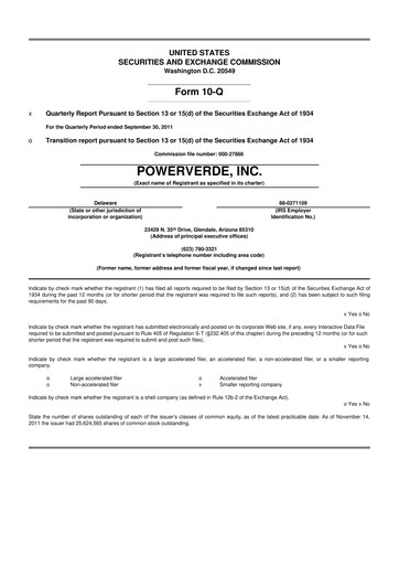 Miniature 374Water 10-Q Rapport trimestriel  