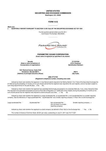 Thumbnail Turtle Beach Corp
 10-Q Quarterly Report FY2011 
