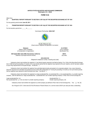 Vorschaubild Alto Ingredients 10-Q Quartalsbericht 2011 