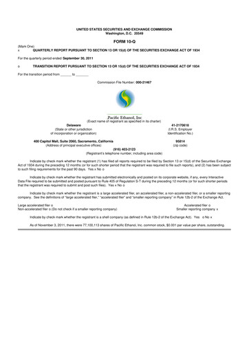 Vorschaubild Alto Ingredients 10-Q Quartalsbericht 2011 